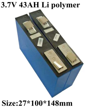 

Rechargeable battery 3.7V 40AH real capacity 43ah polymer lithium li ion battery for solar backup power supply solar cell DIY