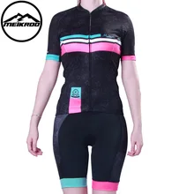 

Meikroo Cycling Jersey Set Sportwear Short Sleeve Suit for Women Bike Bicycle Wear Breathable Clothing Ropa Ciclismo I2