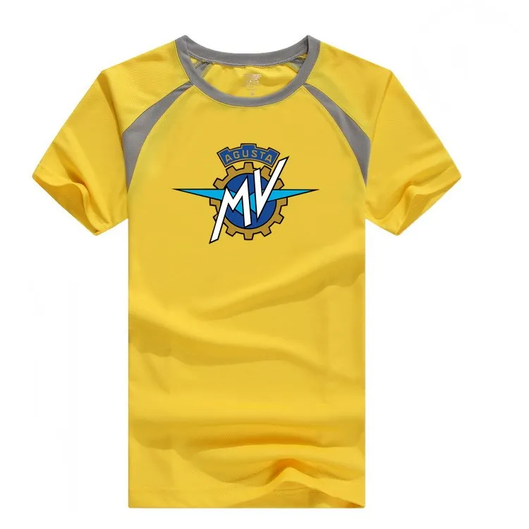 

Compression Fitness Men Quick Dry Tights Clothing Short Sleeve T Shirt MV Agusta print tshirt summer stitching clothing