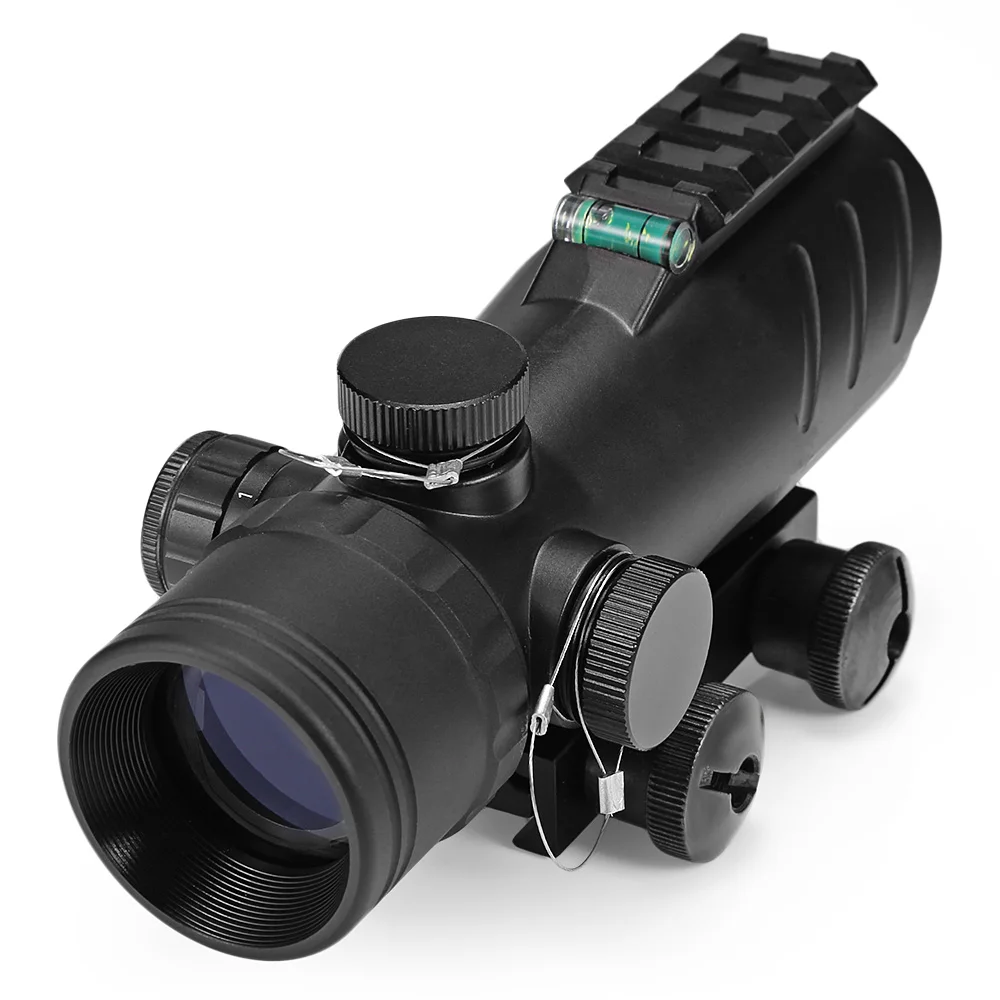 

Outdoor Tactical 1X30 Red Dot Riflescopes Hunting Optics Lens Illuminated Sight Picatinny 20MM Weaver Rail for Bow