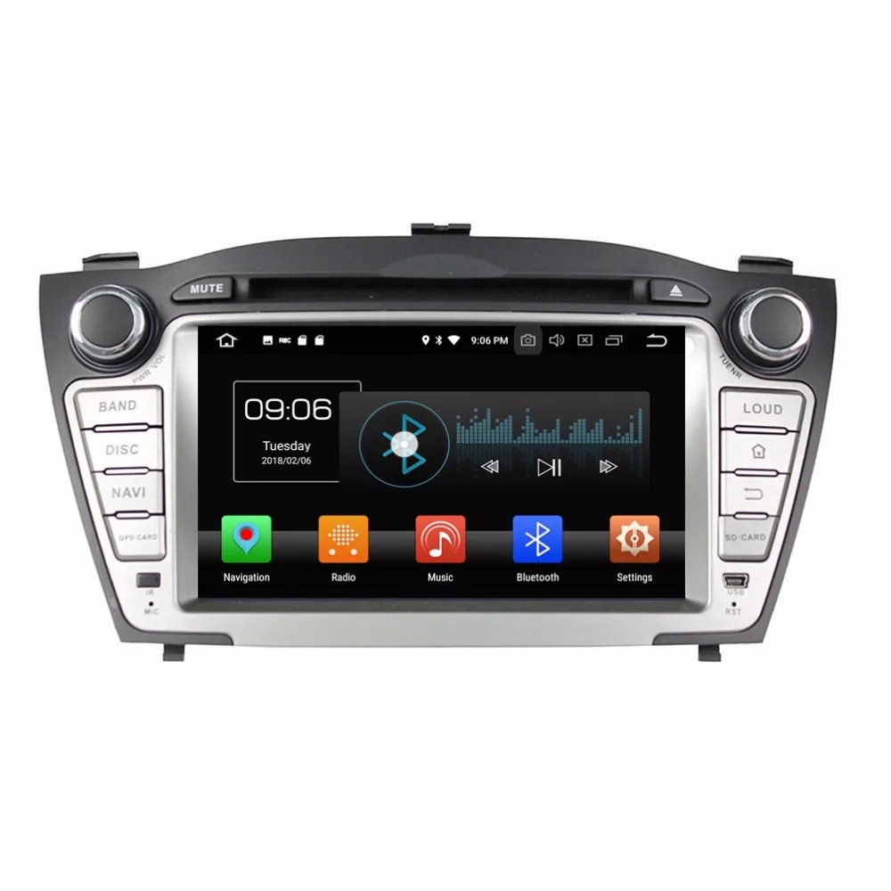 

Octa Core 7'' 8 core Android 9.0 Car Radio DVD player GPS for Hyundai TUCSON IX35 2009-2012 NAVIGATION 64G rom 4G ram 64G ROM