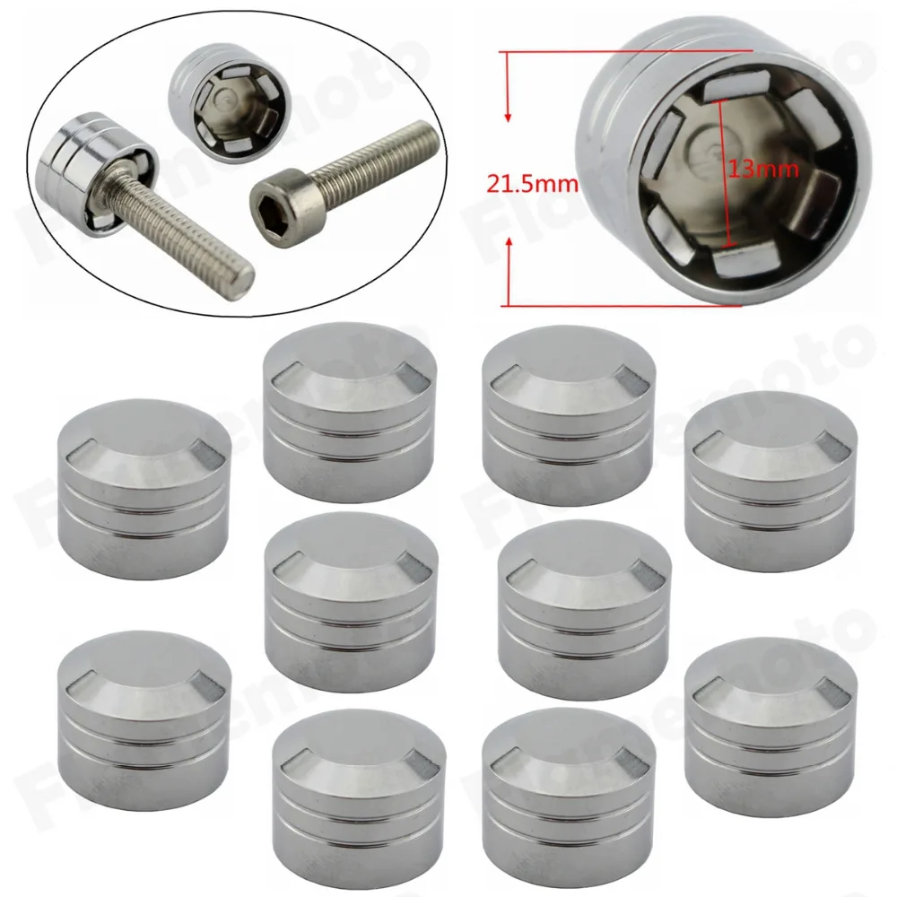 Motorcycle Chrome CNC Schrauben Innerlijke Hoel 13mm 1/2 