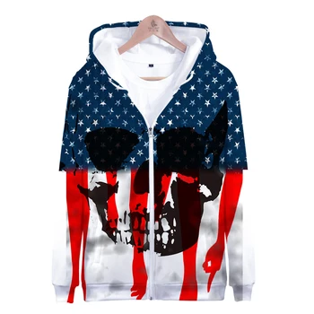 

New 3D Print Independence Day Zipper Hoodies Men Women Fourth of July Hoodie July Fourth sweatshirts Fashion Casual 3D Hoody
