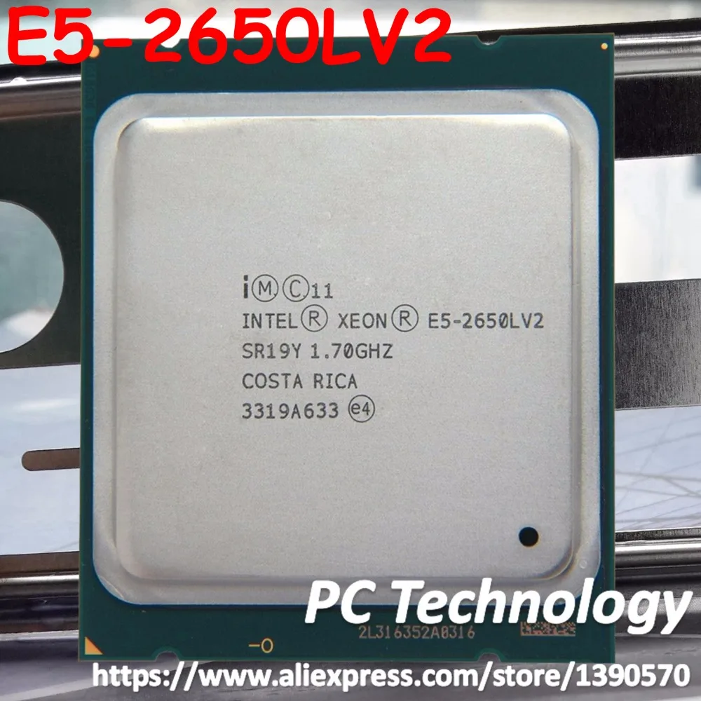 Оригинальный процессор Intel Xeon E5 2650LV2 LGA2011 2650L V2 10 ядерный 1 70 ГГц 22 нм 25 Мб Вт ЦП V2|chip| |
