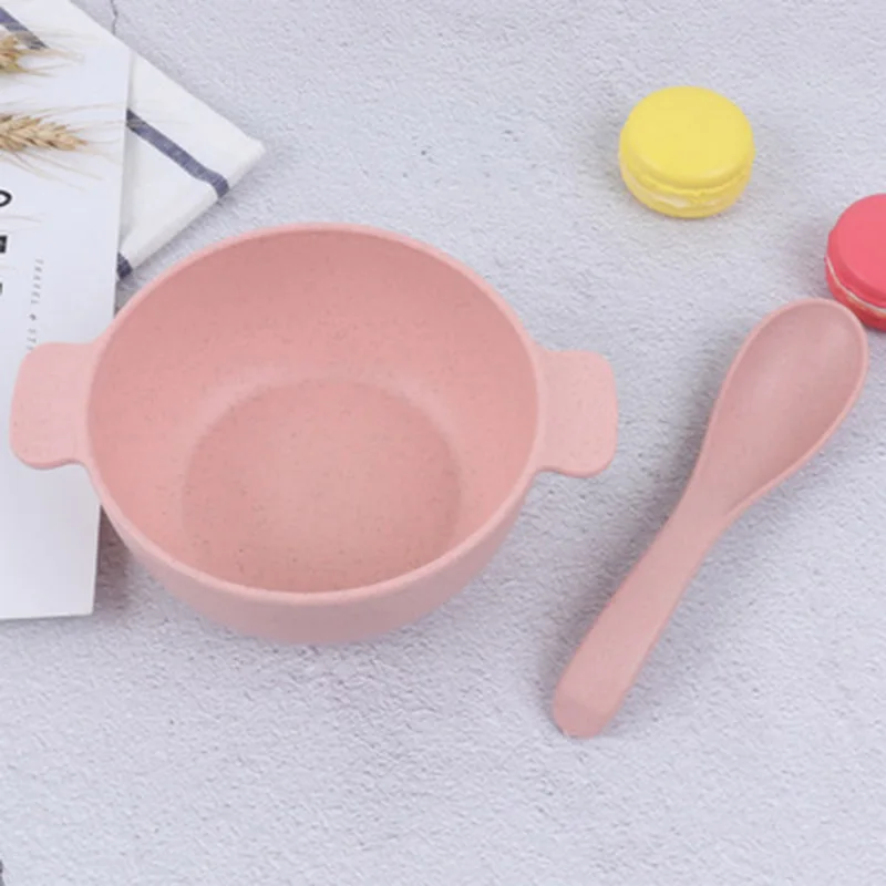 2pcs/set Baby Feeding Food Tableware Eco-Friendly Toddle Kids Dishes Baby Child Eating Dinnerware Anti-hot Training Bowl+Spoon 2pcs/set Baby Feeding Food Tableware Eco-Friendly Toddle Kids Dishes Baby Child Eating Dinnerware Anti-hot Training Bowl+Spoon