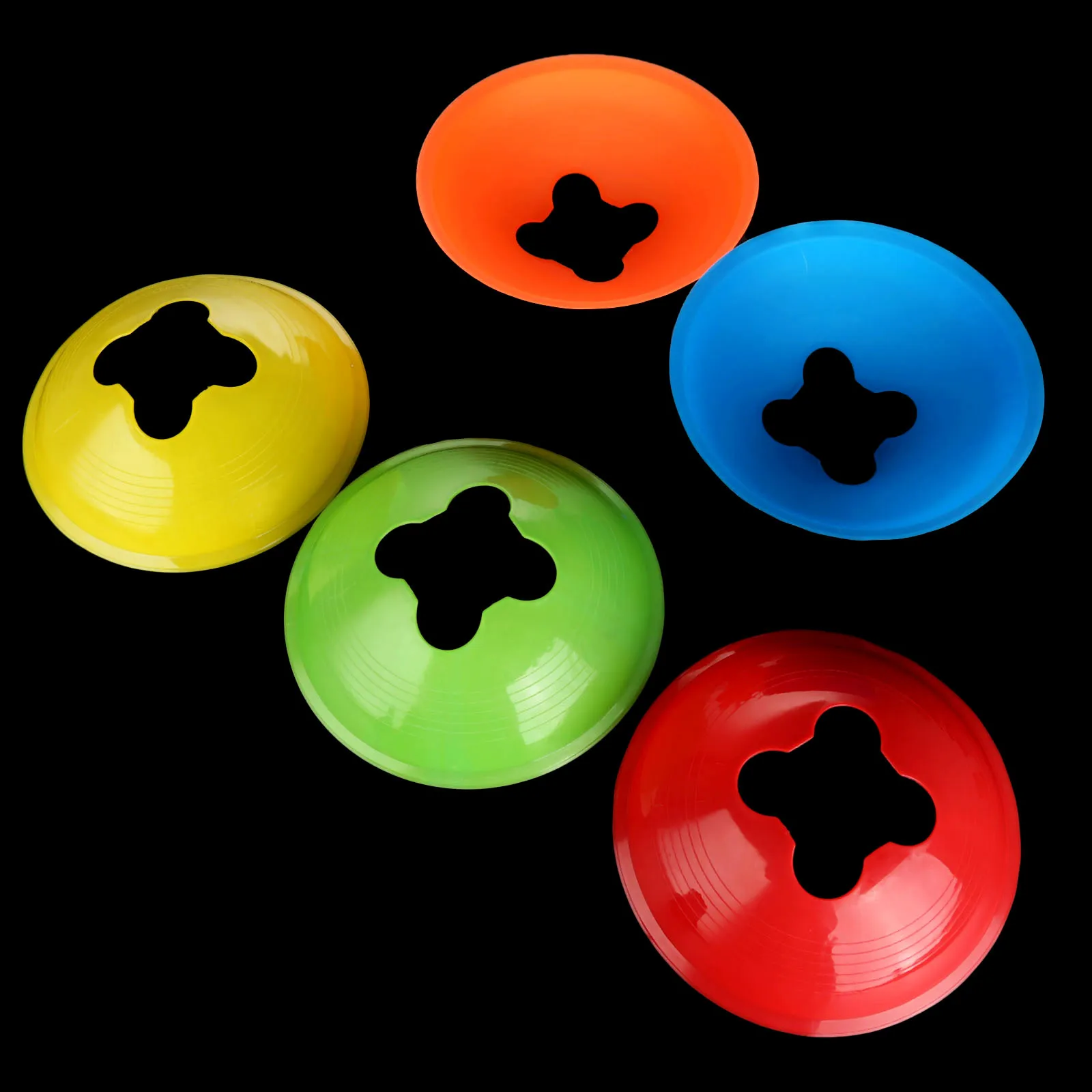 

5pcs Agility Training Space Marker Discs Cone Saucer Slalom For Inline Skating Mark Cup Football Soccer Speed Practice Equipment