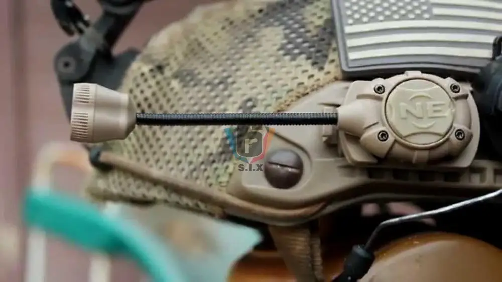 Lanterna para Militar Tático Airsoft Capacete Lanterna Princeton Tec Mpls2 Verde Luz Vermelha 2 Luzes de armas