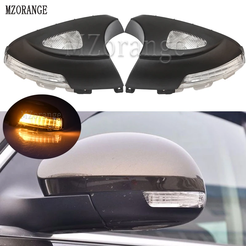 Buy MZORANGE Rearview Mirror Turn Signal With Light