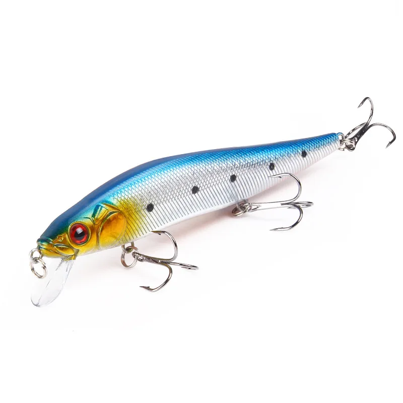 1 PCS/lot 14cm/23g Fishing Lure Minnow Hard Bait With 3 Fishing Hooks Fishing Tackle Lure 3D Eyes Wobblers Jig Fishing Gear - Цвет: 3