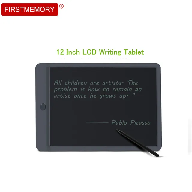 Best Offers 12 Inch LCD Writing Tablet Digital Drawing Handwriting Pads Portable Electronic Board with Eraser Lock Button for Adult Kid Gift