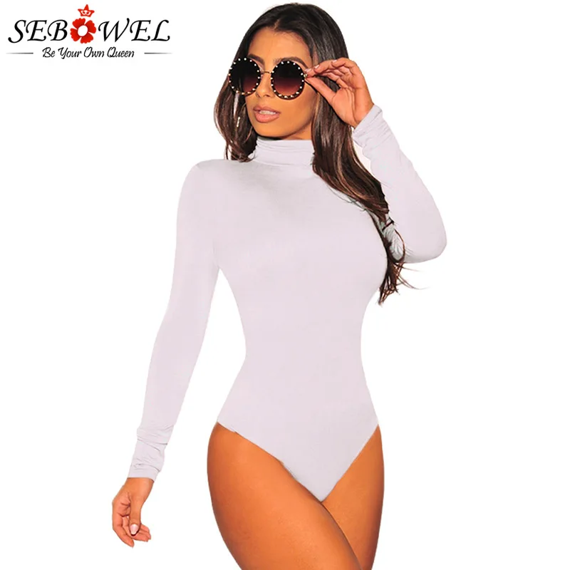 White-Long-Sleeve-Turtleneck-Bodysui-LC32284-1-1 