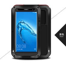 Чехол Love Mei для huawei Nova Plus, металлический алюминиевый грязезащитный водонепроницаемый Мощный чехол для huawei Nova Plus+ закаленное стекло