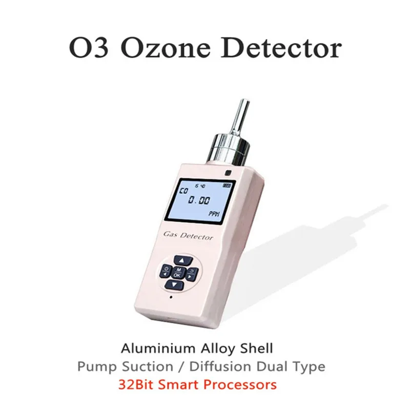 Цифровой O3 детектор 0.001ppm 0-1PPM озоновый утечки газа монитор озона газовый