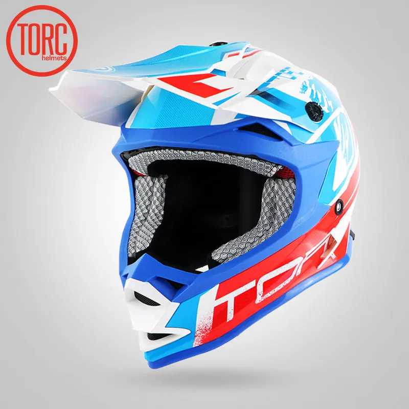 TORC внедорожный брендовый шлем для взрослых Мото шлем casco moto rcycle шлем грязный велосипед гоночный крест Мото Кросс шлемы moto rcyle T32 - Цвет: White Rulers