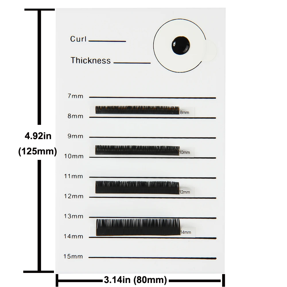Eye Makeup Set Acrylic Pallet Individual Eyelash Extension Glue Plate Volume Eyelashes Pad Makeup Training Tools Glue + 20pcs Lash Holder