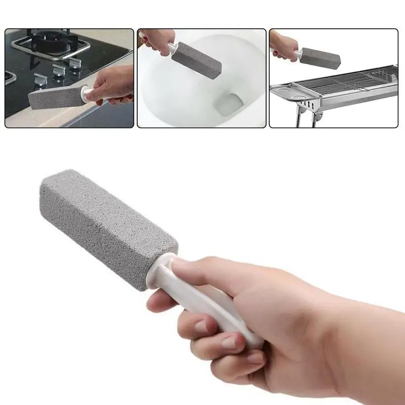 

Portable Pumice Barbecue / Kitchen Cleaning Brush Paste Tile Sink Toilet 360 Degree Cleaning Corner Clearance Tool