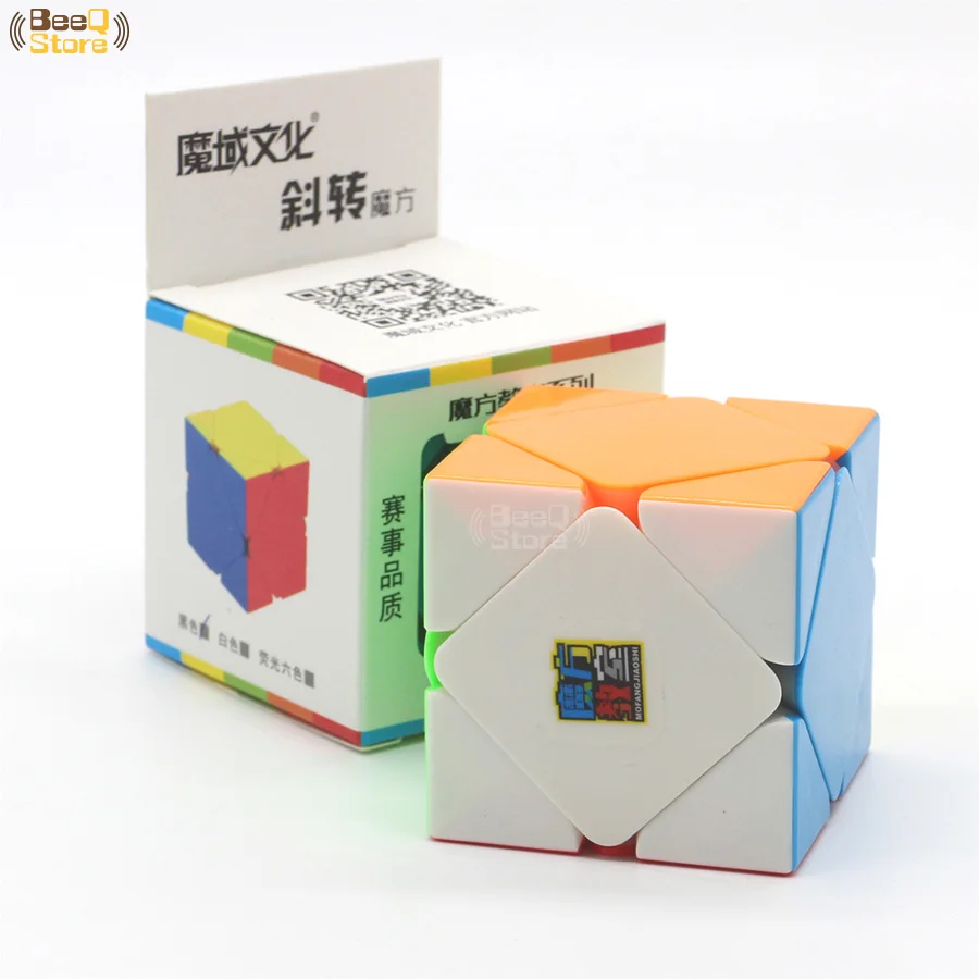 

MoyuSkewb Skew Magic Cube Speed 3x3x3 Cube Puzzle Magico Cubo 3x3 Black Stickerless Educational Brain Teaser Toy