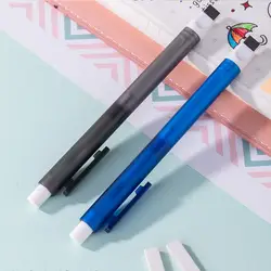 Ластик механический ластик тщательная подсветка многоразовая Ручка Форма резиновый пресс тип эскиз рисунок ластик для школы канцелярские