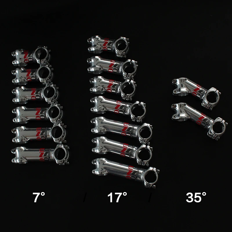 Тайвань UNO Сверхлегкий Алюминиевый вынос руля для горного велосипеда 28,6*31,8 мм Серебряный 7/17/35 градусов MTB велосипед вынос руля