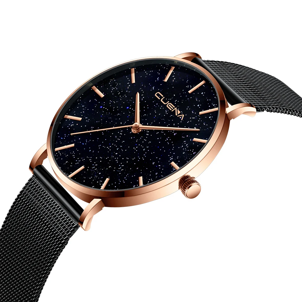 Luxury Diamond Rose Gold Watches Women Starry Sky Watch Magnetic Mesh Ladies Quartz Wristwatch relogio feminino montre femme 3