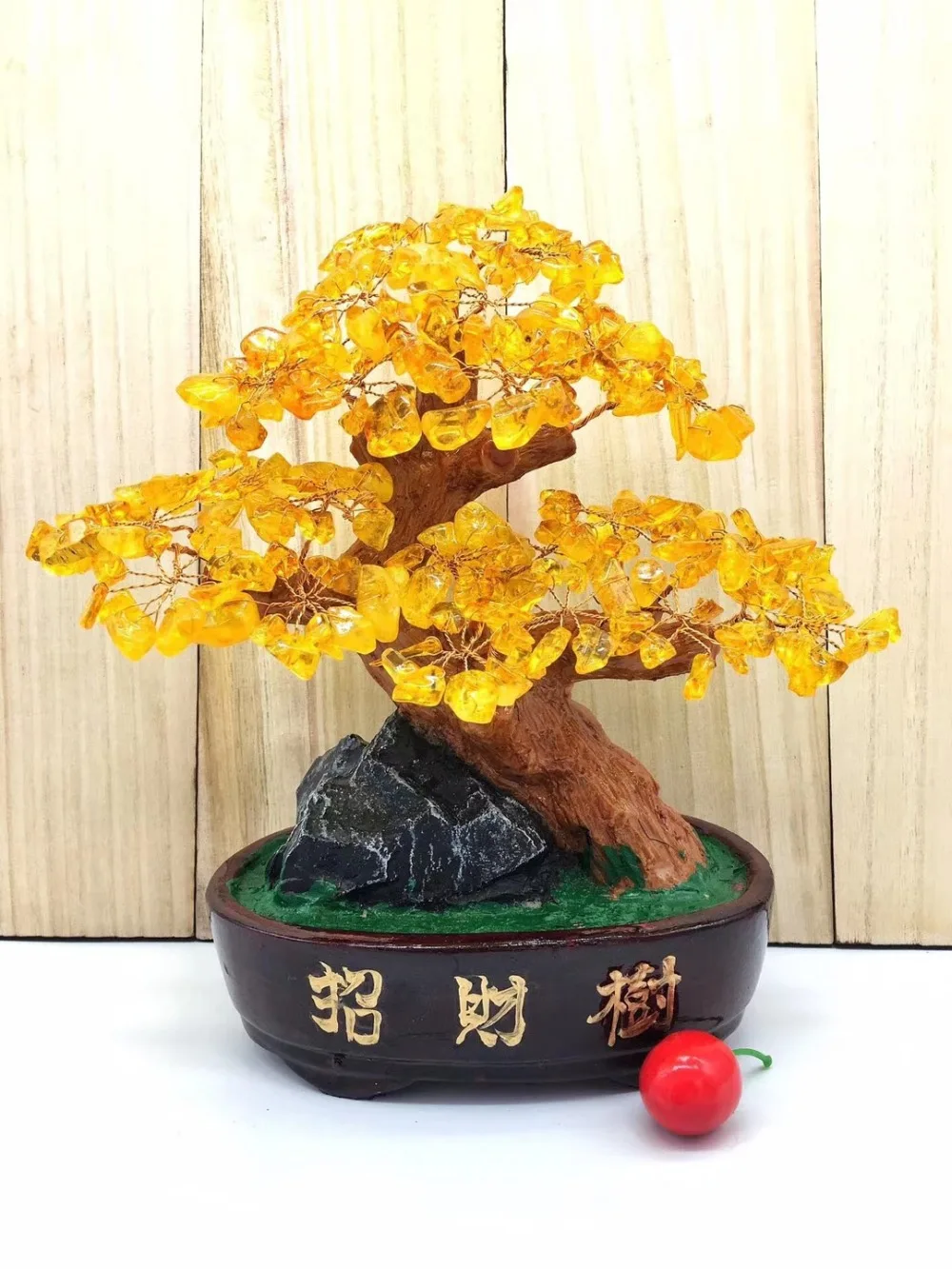 

stones and crystals citrine quartz crystal gem money tree for holiday gift money wealth bay