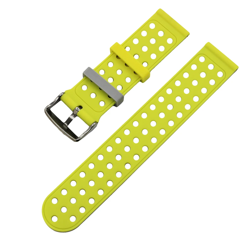 Силиконовая резинка часы 18 мм для huawei часы/Fit Honor S1 ремешок на запястье петли для ремня браслет черные; зеленые; красные серый розовый синий