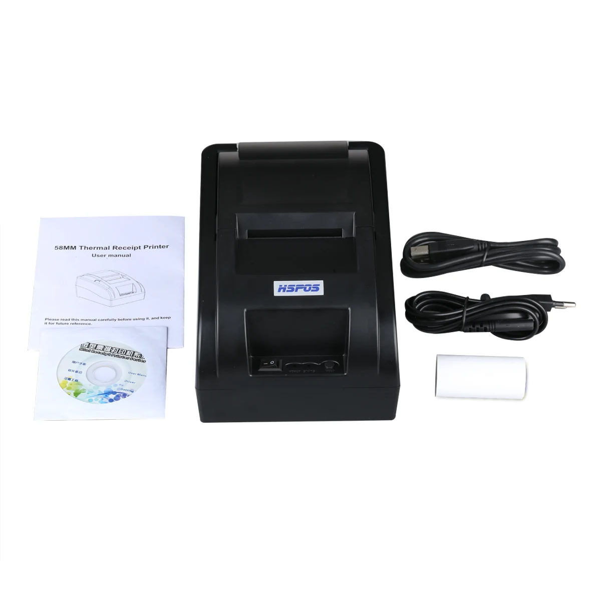 Cheap POS58 thermal printer 2inch usb small receipt printer support windows10 no need ribbon impressora for resale POS system