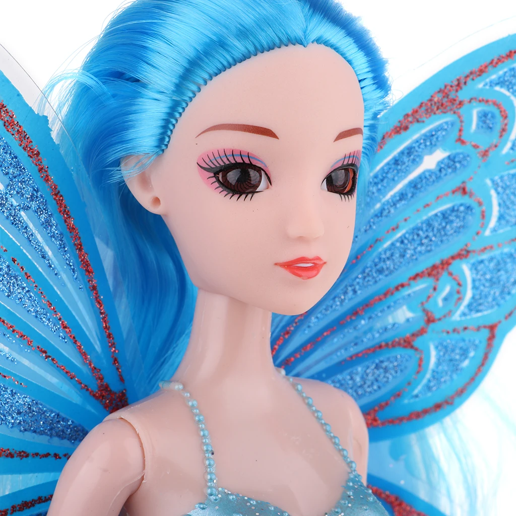 Stylish Mermaid Doll Toy Rainbow Lights Classic Princess Model Toys Custom Collection Kids Birthday Gifts | Игрушки и хобби