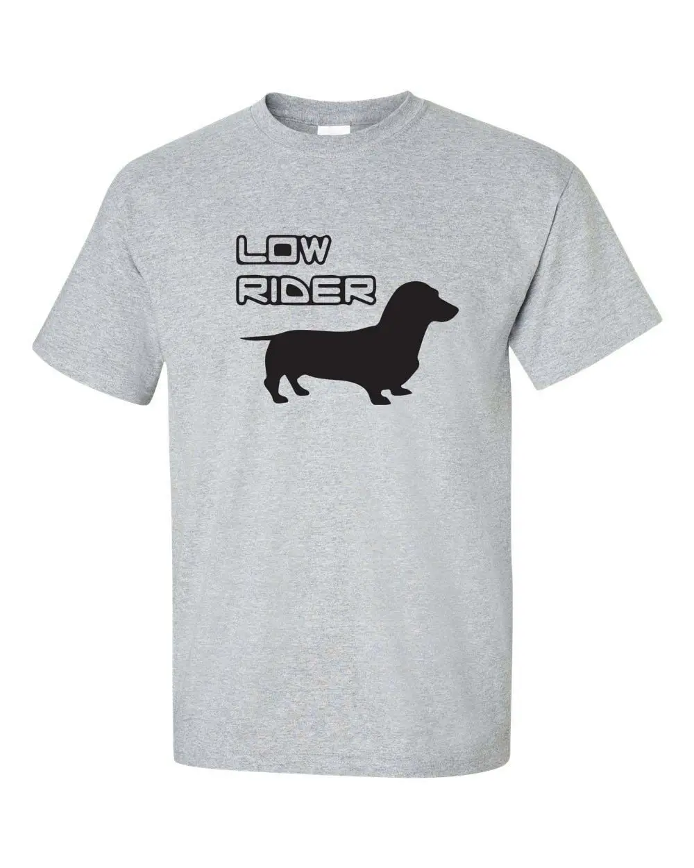 LOW RIDER Dachshund Wiener Dog Lover Weiner Funny Men's Tee Shirt | Мужская одежда