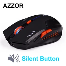 AZZOR Rechargeable Wireless font b Mouse b font Slient Button font b Computer b font Gaming