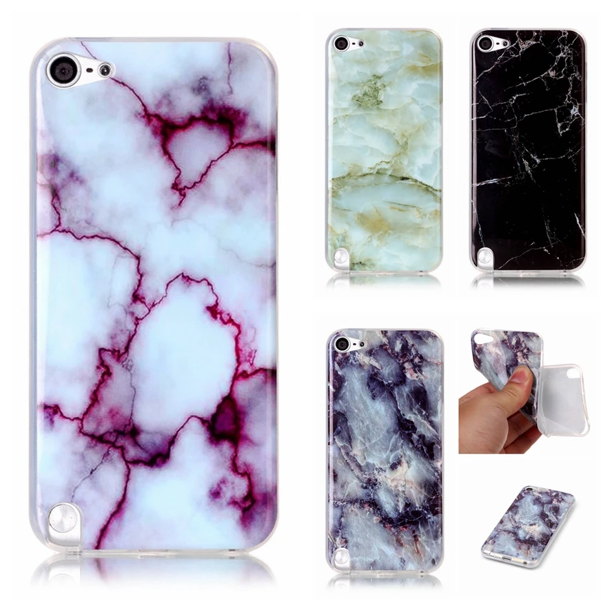 

Marble Stone Case sFor Coque Apple iPod Touch 5 touch 6 Soft TPU Rubber Back Cover Phone Case For Apple iPod Touch5 touch 6