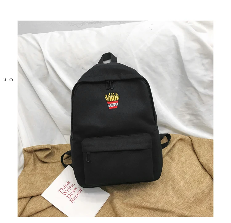 Preppy Style Women Backpack for School Teenagers Girls Vintage School Bag Ladies Canvas Fabric Backpack Female Book bag Mochila--_34_18