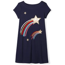 Girls Dress For Kids 2019 Summer Sequin Kids Dresses For Girls Cute Princess Dress Children Clothing Vestidos 2-10 Years Brand Girls Dress For Kids 2019 Summer Sequin Kids Dresses For Girls Cute Princess Dress Children Clothing Vestidos 2-10 Years Brand