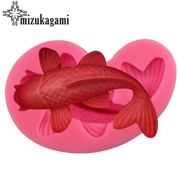 

1pcs UV Resin Jewelry Liquid Silicone Mold 3D Fish Resin Charms Pendant Mold For DIY Silicone Resin Mold For Jewelry Making