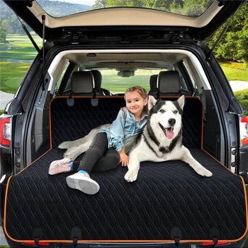 

DannyKarl Explosion Models Pet Car Non-slip Waterproof Rear Seat Cushion Pet Dog Out Cushion Car Mat Spot Side Black Section