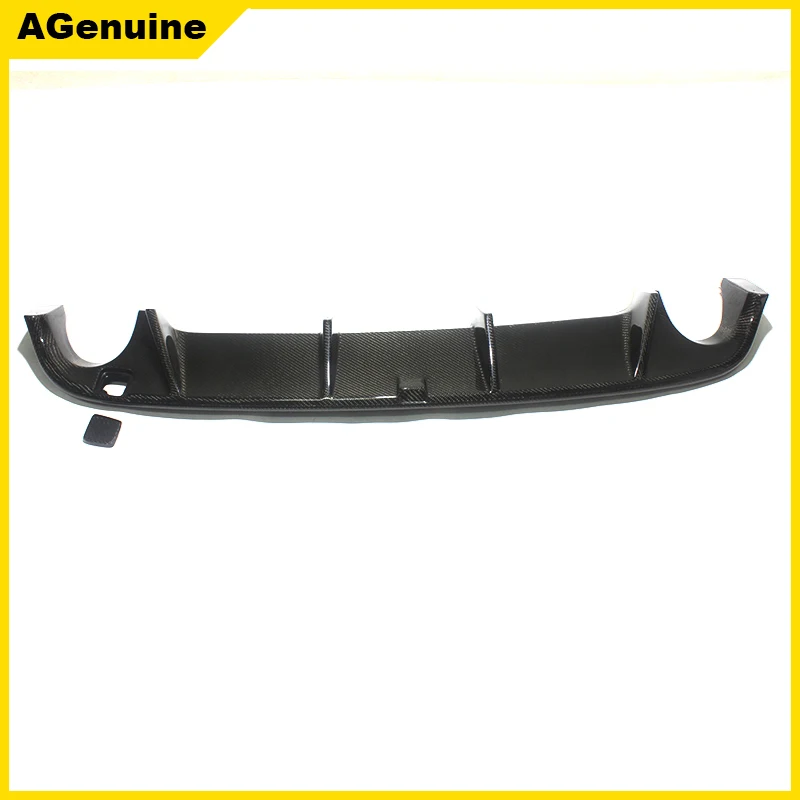 

AGenuine design real carbon fiber rear bumper diffuser back end lip aprons rear bumper lip chin for VW Golf 6 GTI