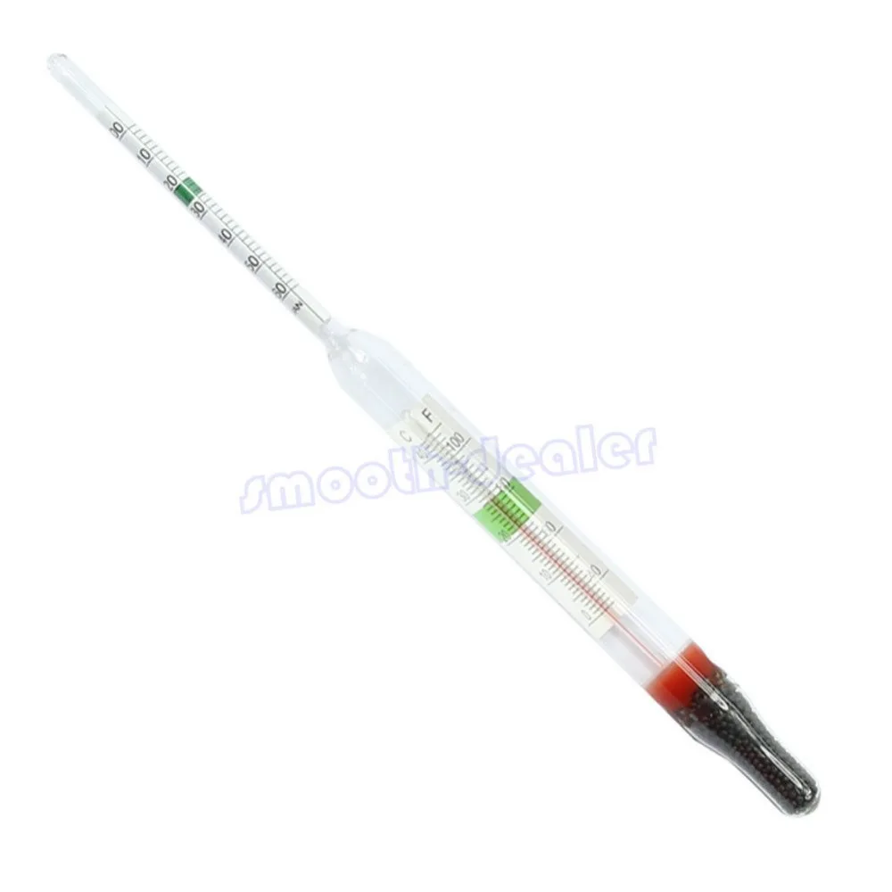 

Aquarium Glass Hydrometer with Thermometer Salt Marine Salinity Tester Meter