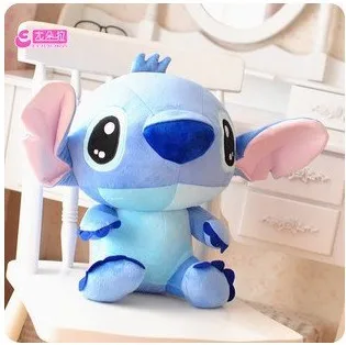 

Super cute plush toy doll blue Stitch interstellar stuffed toy birthday gift 40cm 1pc