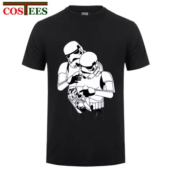 

Humor Star Stormtrooper Men's T Shirt Summer Casual Funny Top Tee Wars STORM TROOPER Design Printed Cotton Adults T-shirt XS-3XL