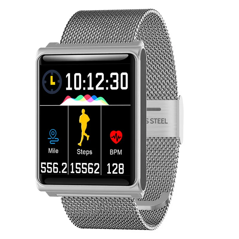 Sport Smart Band Colorful Screen Heart Rate IP67 Smart Bracelet Blood Pressure Fitness Step Count Smart Sport Watch Men Woman
