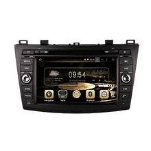 ROM16G1024*600 Quad Core Android 4.4.4 Fit MAZDA 3 2010 2011 2012 2013 2014 2015 Car head unit stereo GPS TV 3G Radio map CANBUS