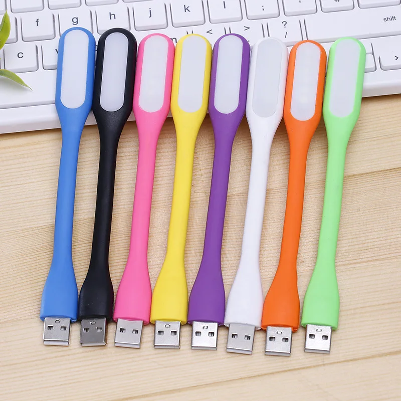 

Mini USB Book Lights For Power Bank Comupter Notebook Bendable Keyboard Light Angle Adjustable 5V 1.2W Energy Saving LED Bulbs