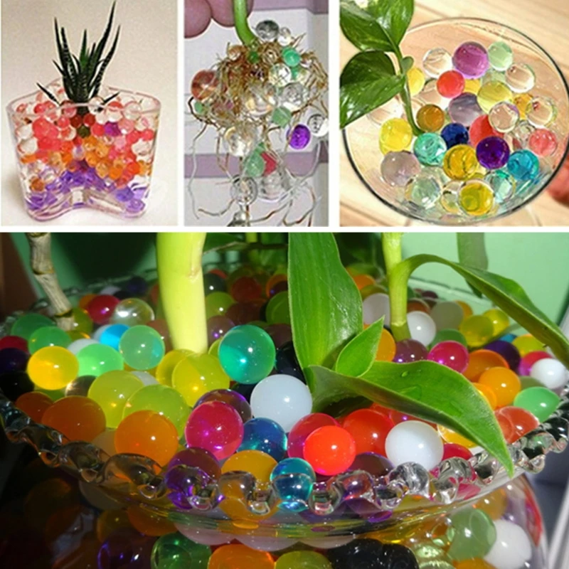 10 Bag Multi Function Crystal Water Ball Fish Tank Beads Grow Ball For 