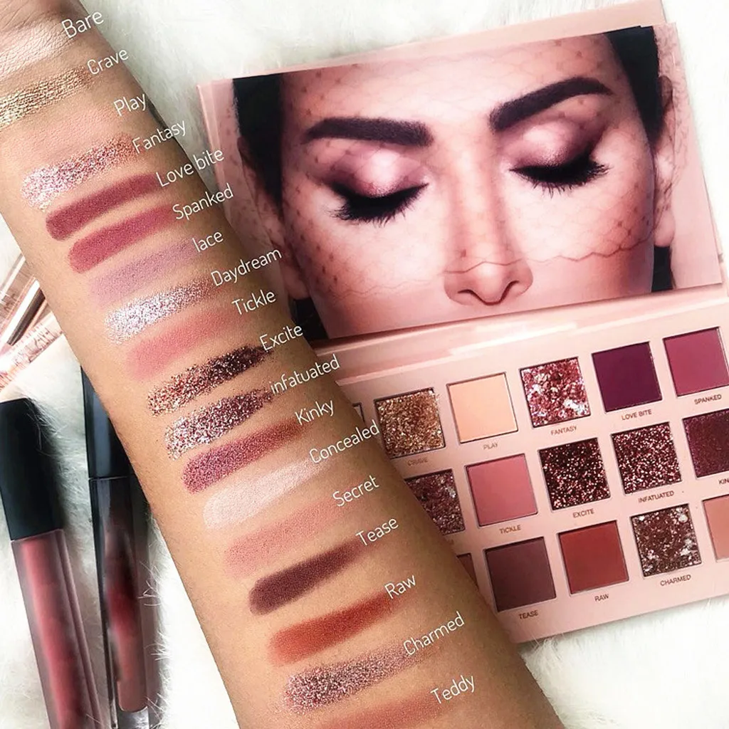 

INS Same Style 18 Colors Eye Shadow Makeup Pearl Metallic Eyeshadow Palette Make maquiagem maquillaje Gift Dropshipping #5