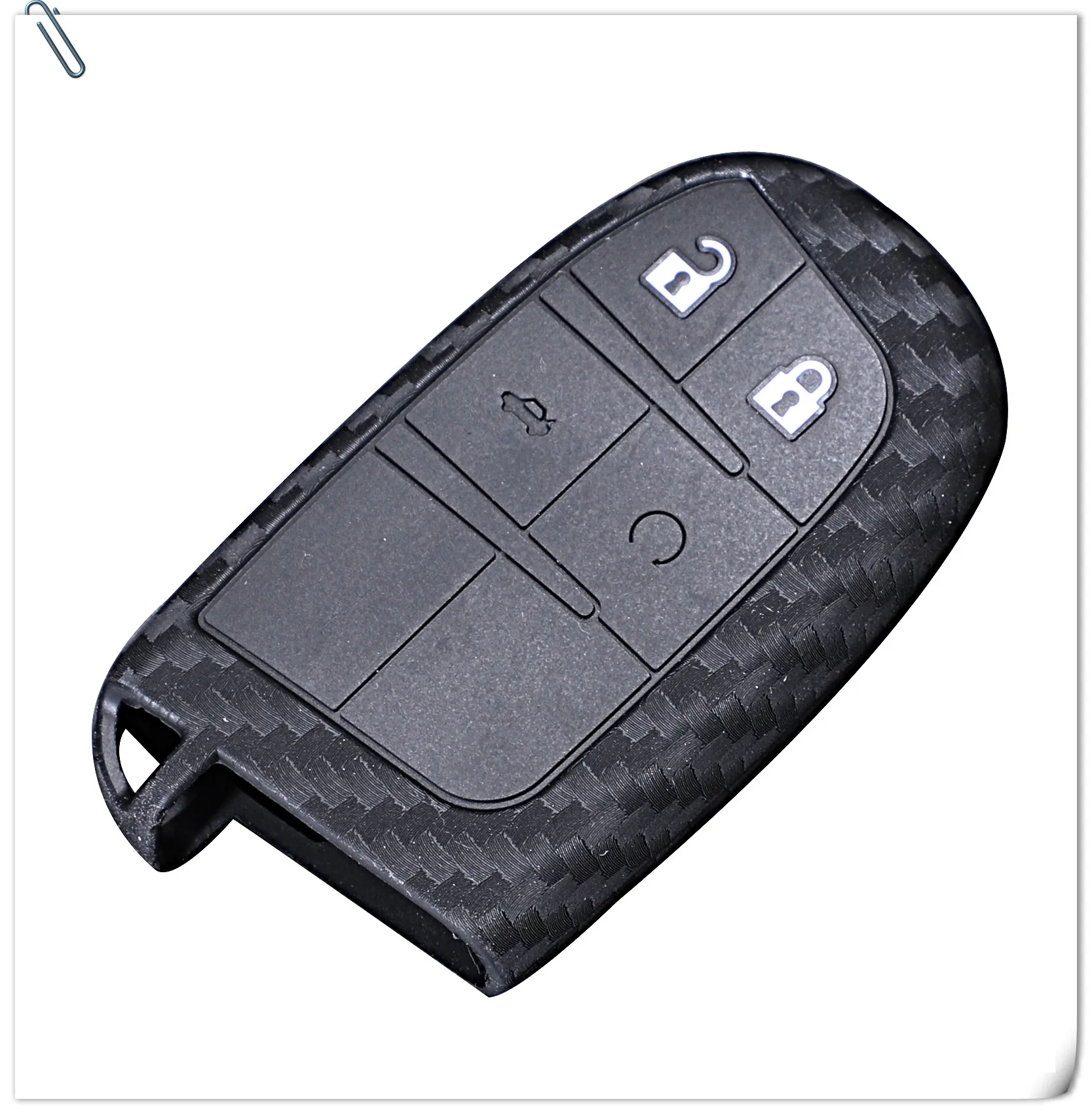 Keyforkess Cover astuccio portachiavi in Silicone al carbonio per Fiat Jeep Renegade Grand Cherokee Dodge Ram 1500 Journey Challenger Chrysler 5 Keyforkess Cover astuccio portachiavi in Silicone al carbonio per Fiat Jeep Renegade Grand Cherokee Dodge Ram 1500 Journey Challenger Chrysler -
