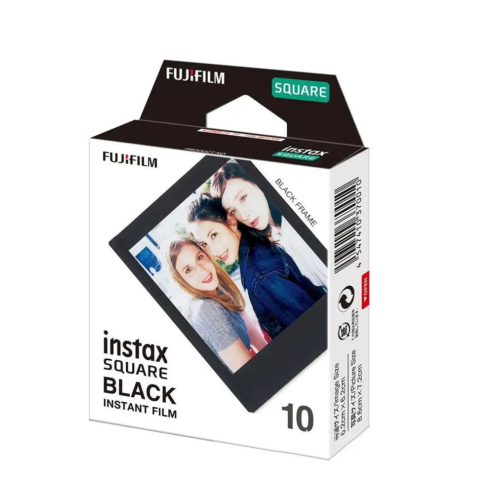 Для Fujifilm Instax квадратная пленка белый/черный Мини край фотобумага для Instax SQ10 SQ6 SQ20 мгновенная камера поделиться SP-3 принтер