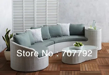 

Hot Sale!! The Most Popular Garden Furniture Rattan Sectional Sofa