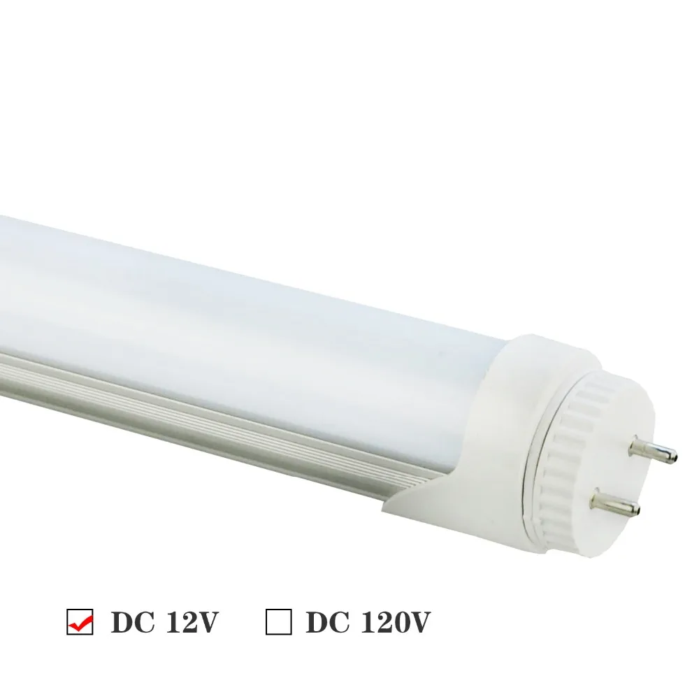 4 упаковки F15T8 светодиодные трубки 7 Вт DC12V 5500K белый цвет поворотные концевые