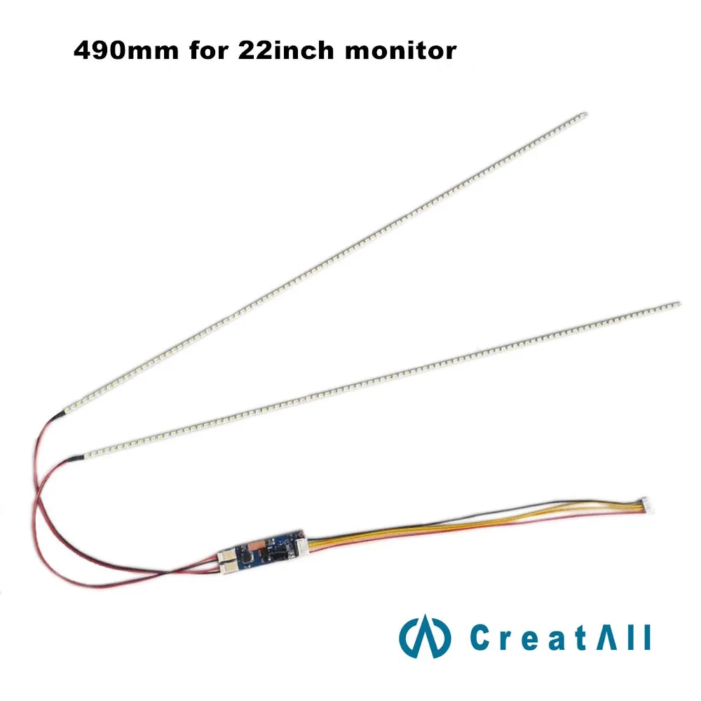 Universal LED Backlight Lamps Update kit For LCD Monitor 2 LED Strips