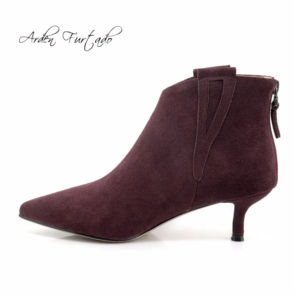 Stilettos 2018 Style À Mode Fermeture Femmes Automne Nouveau Pour Bout Printemps Pointu Femme Chaussures Glissière Arden Furtado Black Bottes coffee xrQdtshBCo